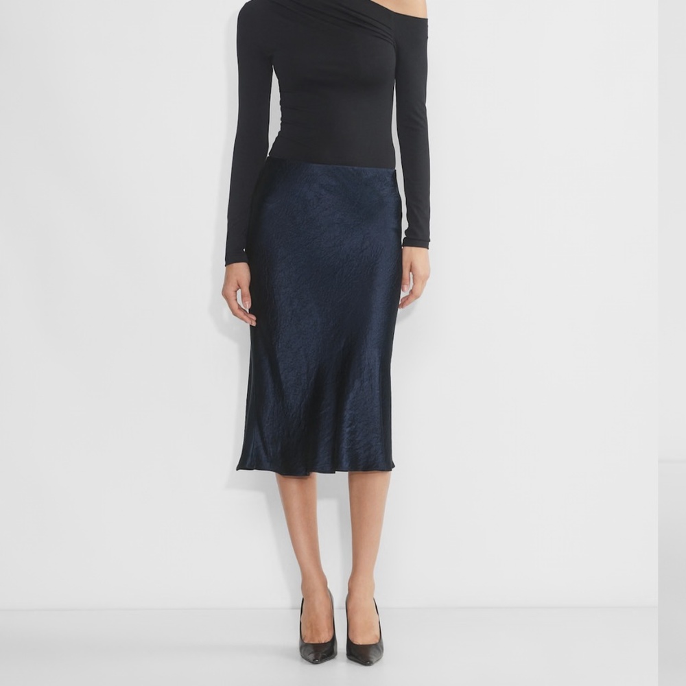 Babaton satin slip skirt